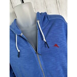 Men's Tommy Bahama Jacket  Zip Up Blue Size M